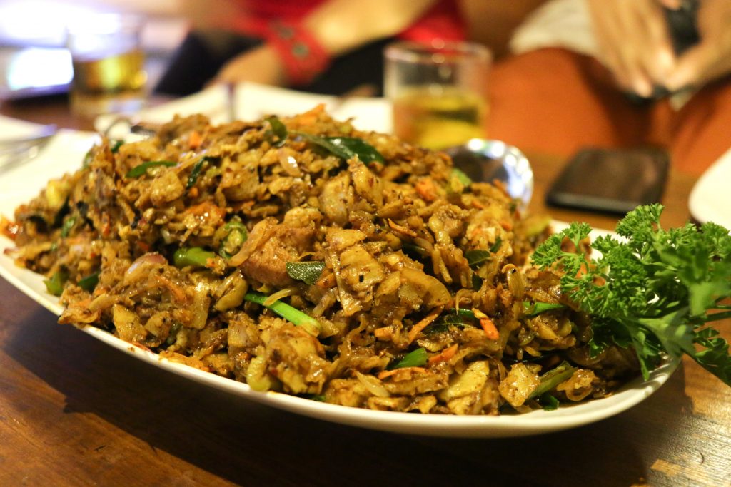 Sri lanka kottu roti foer dinner